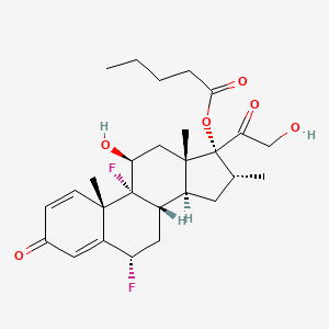 molecular formula C27H36F2O6 B12779127 Flumethasone 17-valerate CAS No. 22194-28-1