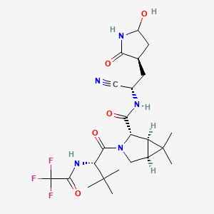 molecular formula C23H32F3N5O5 B12779150 Nirmatrelvir metabolite M4 CAS No. 2755812-07-6