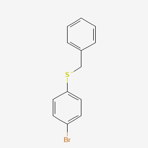 molecular formula C13H11BrS B1277920 Benzyl 4-bromophenyl sulfide CAS No. 53136-21-3