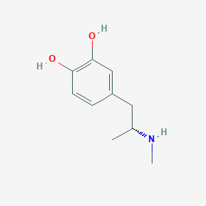 molecular formula C10H15NO2 B12779274 1,2-Benzenediol, 4-((2R)-2-(methylamino)propyl)- CAS No. 20521-19-1