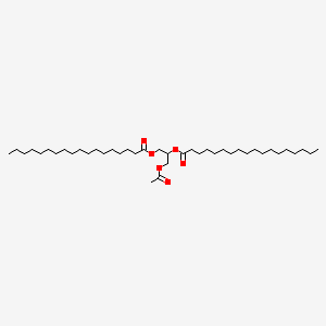 molecular formula C41H78O6 B12779282 Glyceryl 1-acetate distearate CAS No. 26658-07-1