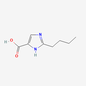 molecular formula C8H12N2O2 B1277939 2-Butyl-5-imidazolecarboxylic acid CAS No. 473263-84-2