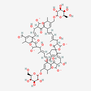 molecular formula C77H98O30-4 B12779413 Quartromicin A1 CAS No. 136765-19-0