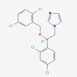 molecular formula C18H14Cl4N2O B12779427 K23Zyc9scb CAS No. 909277-71-0