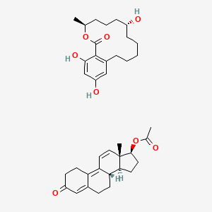 molecular formula C38H50O8 B12779496 Forplix CAS No. 79127-94-9
