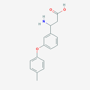 3-amino-3-[3-(4-methylphenoxy)phenyl]propanoic Acid