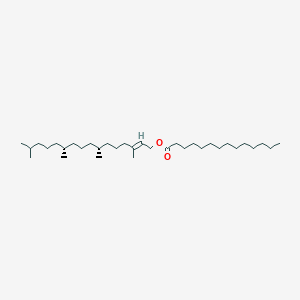 molecular formula C34H66O2 B12779521 Phytyl tetradecanoate CAS No. 62172-52-5