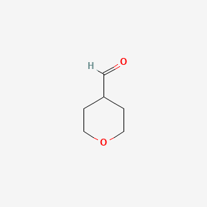 molecular formula C6H10O2 B1277957 4-Formyltetrahydropyran CAS No. 50675-18-8