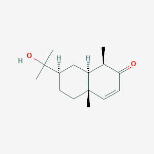 molecular formula C15H24O2 B12779581 Aubergenone CAS No. 69427-35-6