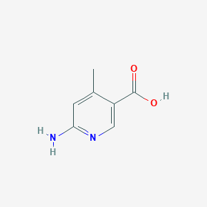 molecular formula C7H8N2O2 B1277960 6-氨基-4-甲基烟酸 CAS No. 179555-11-4