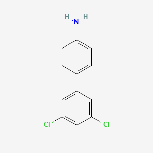 molecular formula C12H9Cl2N B1277965 4-Amino-3',5'-dichlorobiphenyl CAS No. 405058-01-7