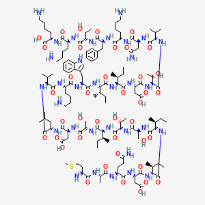 molecular formula C137H227N33O40S B12779656 delta-Hemolysin CAS No. 74838-20-3