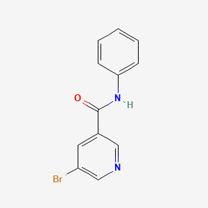 molecular formula C12H9BrN2O B1277973 5-Bromo-N-phenylnicotinamide CAS No. 313562-28-6