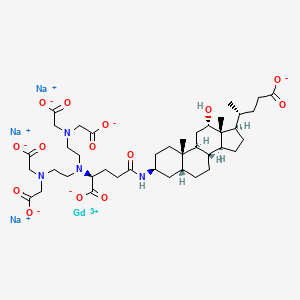 molecular formula C41H60GdN4Na3O14 B12779759 Gadocoletic acid trisodium CAS No. 280776-87-6