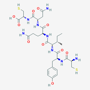 molecular formula C30H46N8O10S2 B12779876 Tocinamide CAS No. 13018-33-2