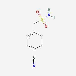 molecular formula C8H8N2O2S B1277992 (4-Cyanophenyl)methanesulfonamide CAS No. 191868-54-9