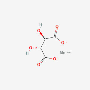 molecular formula C4H4MnO6 B12779948 Manganese tartrate CAS No. 36680-83-8