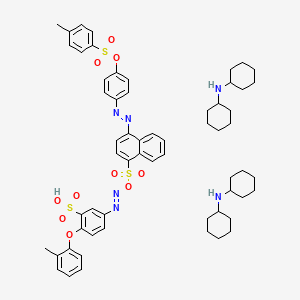 molecular formula C60H74N6O10S3 B12779973 Einecs 279-942-1 CAS No. 82372-91-6