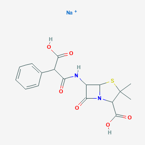 molecular formula C17H16N2O6SNa2 B001278 Carbenicillin disodium CAS No. 4800-94-6