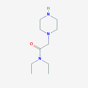 molecular formula C10H21N3O B1278000 N,N-Diethyl-2-(piperazin-1-yl)acetamide CAS No. 40004-14-6