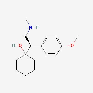 molecular formula C16H25NO2 B12780108 1-((1R)-1-(4-Methoxyphenyl)-2-(methylamino)ethyl)cyclohexanol CAS No. 847937-51-3