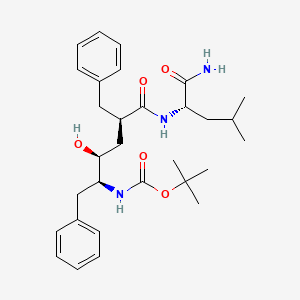 molecular formula C30H43N3O5 B12780218 Boc-CH2Ph-Leu-NH2 CAS No. 126409-30-1