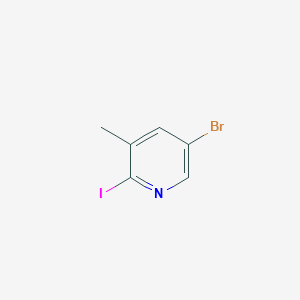 5-Bromo-2-iodo-3-methylpyridine
