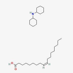 molecular formula C30H57NO2 B12780277 Dicyclohexylamine oleate CAS No. 22256-71-9