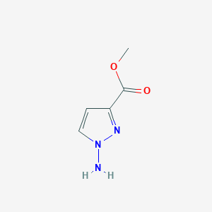 molecular formula C5H7N3O2 B127803 methyl 1-amino-1H-pyrazole-3-carboxylate CAS No. 150017-47-3