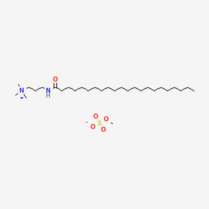 molecular formula C29H62N2O5S B12780395 Behenamidopropyltrimonium methosulfate CAS No. 121657-65-6