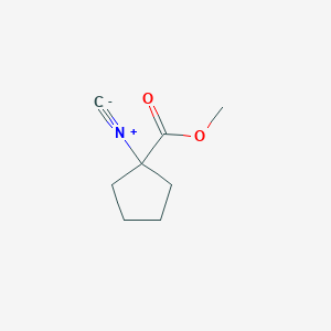 molecular formula C8H11NO2 B127804 Methyl-1-isocyano-1-cyclopentancarboxyalate CAS No. 150412-44-5