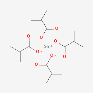 molecular formula C16H20O8Sn B12780420 Tin(4+) methacrylate CAS No. 94275-86-2