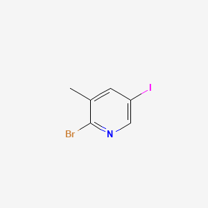 molecular formula C6H5BrIN B1278044 2-Bromo-5-iodo-3-methylpyridine CAS No. 65550-78-9