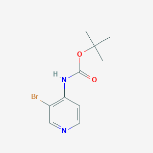 molecular formula C10H13BrN2O2 B1278047 叔丁基(3-溴吡啶-4-基)氨基甲酸酯 CAS No. 257937-08-9