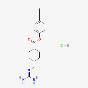 molecular formula C19H30ClN3O2 B12780482 Batebulast hydrochloride CAS No. 83373-31-3