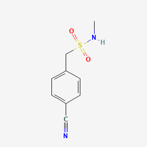 molecular formula C9H10N2O2S B1278053 1-(4-cyanophenyl)-N-methylmethanesulfonamide CAS No. 191868-23-2