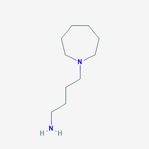 molecular formula C10H22N2 B1278058 4-(Azepan-1-yl)butan-1-amine CAS No. 1565-55-5