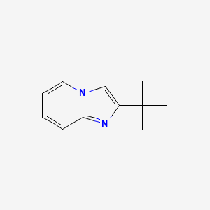 molecular formula C11H14N2 B1278071 2-Tert-butylimidazo[1,2-a]pyridine CAS No. 406207-65-6