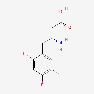 molecular formula C10H10F3NO2 B1278088 (r)-3-Amino-4-(2,4,5-trifluorophenyl)butanoic acid CAS No. 936630-57-8
