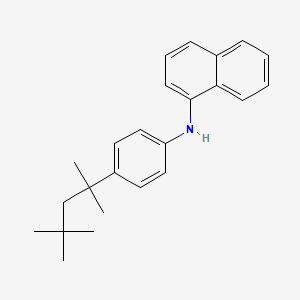 molecular formula C24H29N B12780897 n-(4-Tert-octylphenyl)-1-naphthylamine CAS No. 4572-51-4