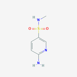 molecular formula C6H9N3O2S B1278091 6-amino-N-methylpyridine-3-sulfonamide CAS No. 94924-82-0