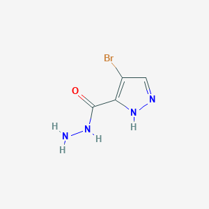 4-bromo-1H-pyrazole-5-carbohydrazide