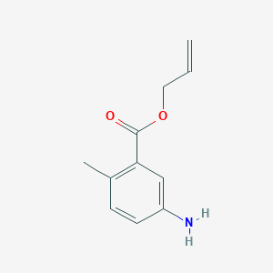 molecular formula C11H13NO2 B127810 Allyl 5-amino-2-methylbenzoate CAS No. 153775-21-4