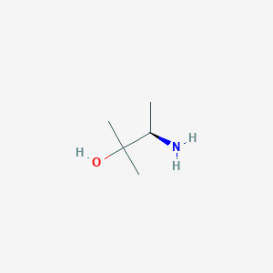 molecular formula C5H13NO B1278100 (R)-3-Amino-2-methylbutan-2-ol CAS No. 600733-91-3