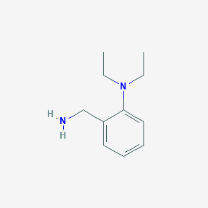molecular formula C11H18N2 B1278104 2-(Aminomethyl)-N,N-diethylaniline CAS No. 334009-12-0