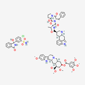 molecular formula C82H92ClN9O18S B12781073 Chrystepin CH CAS No. 80434-87-3