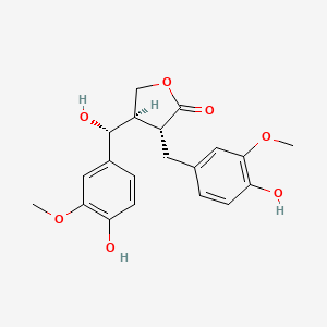 molecular formula C20H22O7 B12781152 5-Allohydroxymatairesinol CAS No. 81623-30-5