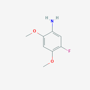 molecular formula C8H10FNO2 B1278129 5-Fluoro-2,4-dimethoxyaniline CAS No. 195136-65-3