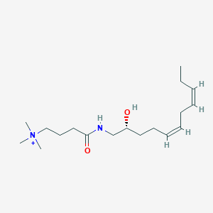 molecular formula C18H35N2O2+ B12781320 Complanine CAS No. 1042688-43-6