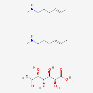 molecular formula C24H48N2O8 B127814 Isometheptene mucate CAS No. 7492-31-1